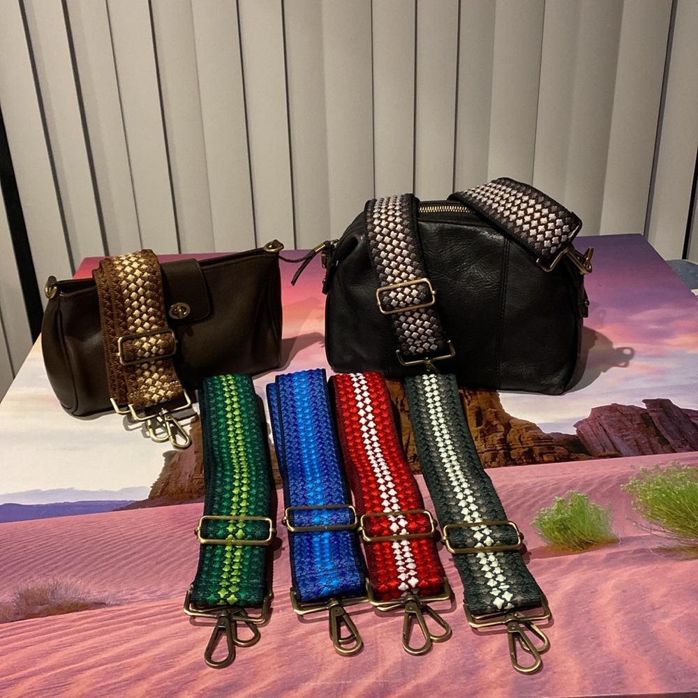 Brass Buckle Beautiful Replacement Strap. Each